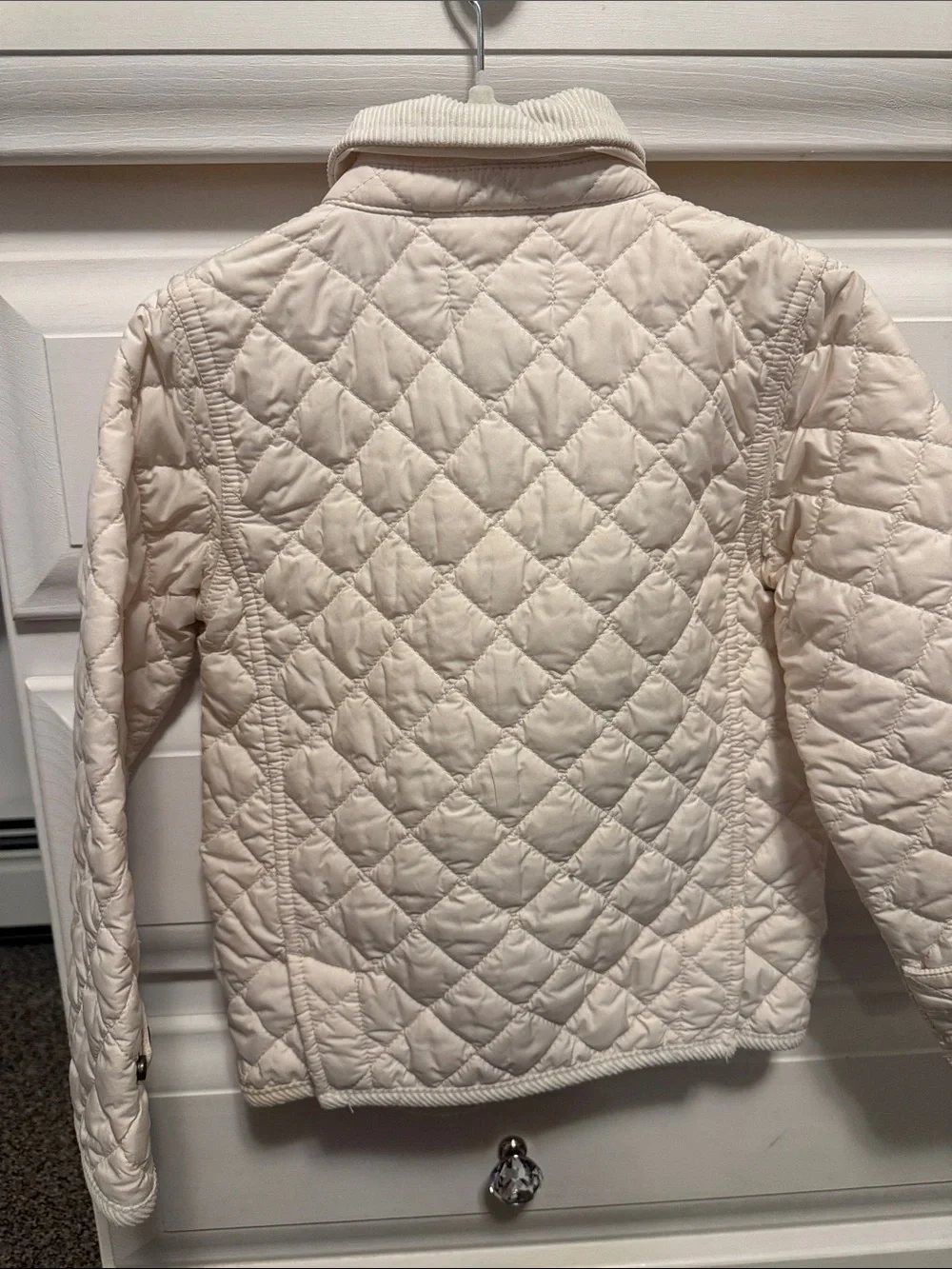 Ralph Lauren Kids Ivory Quilted Puffer Jacket